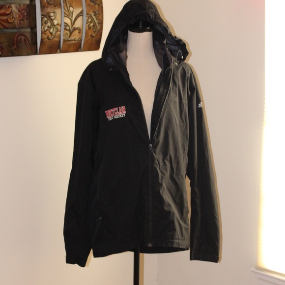 Montclair Field Hockey, Adidas hooded wind rain jacket - Picture 2 of 13